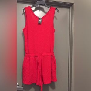 Woman’s knit romper size large